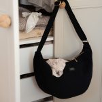 Milotte Crossbody válltáska - fekete bársony