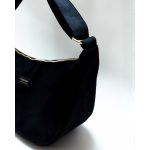 Milotte Crossbody válltáska - fekete bársony