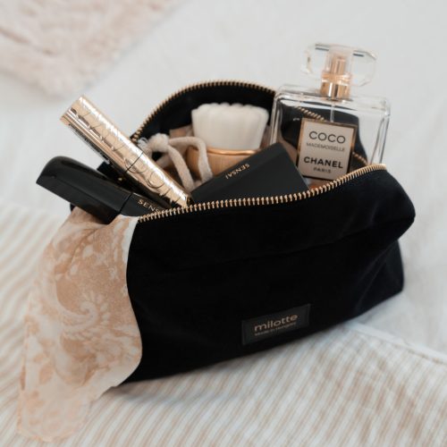 Milotte közepes neszeszer - fekete bársony