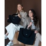 Milotte mommy bag- fekete bársony