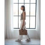 Milotte mini mommy bag- bézs bársony