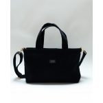 Milotte mini mommy bag- fekete bársony