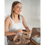 Milotte mini neszeszer - bézs bársony