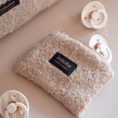 Milotte mini neszeszer - bézs teddy