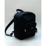 Milotte nagy hátizsák - fekete bársony