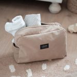 Milotte nagy neszeszer - bézs bársony