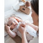 Milotte nagy neszeszer - bézs bársony